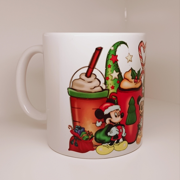 NEW! Mickey Mouse Christmas Mug! - Picture 2 of 3